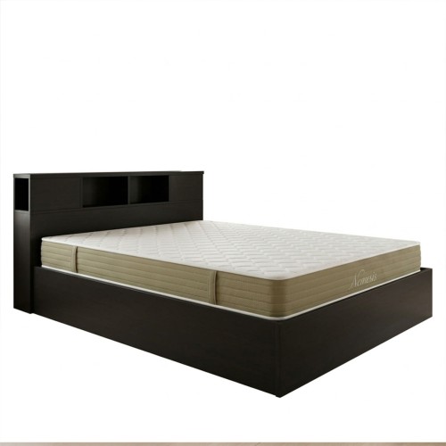 Κρεβάτι με στρώμα Olympus Nemesis pakoworld wenge 160x200εκ