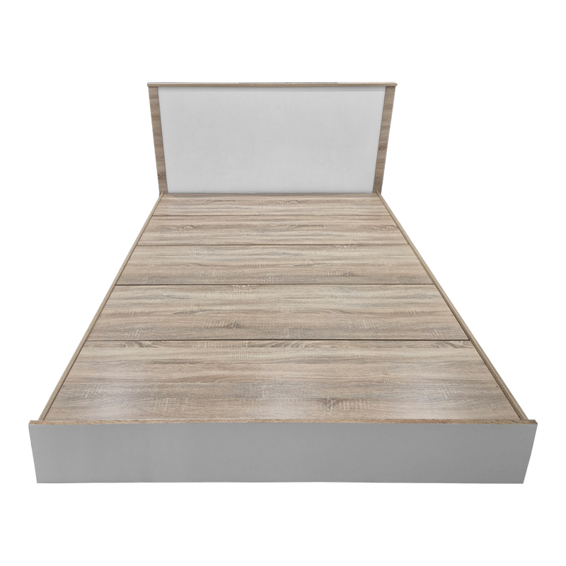 Κρεβάτι με στρώμα Athos Sleepy pakoworld sonoma λευκό 160x200εκ