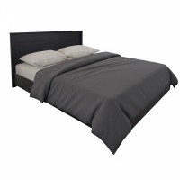 Κρεβάτι με στρώμα Athos Sleepy pakoworld wenge 160x200εκ