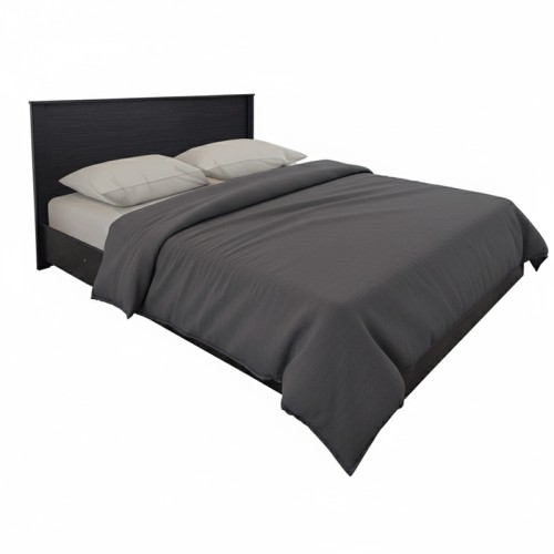 Κρεβάτι με στρώμα Athos Sleepy pakoworld wenge 160x200εκ
