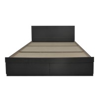 Κρεβάτι με στρώμα Olympus Utopia pakoworld με συρτάρι wenge 160x200εκ
