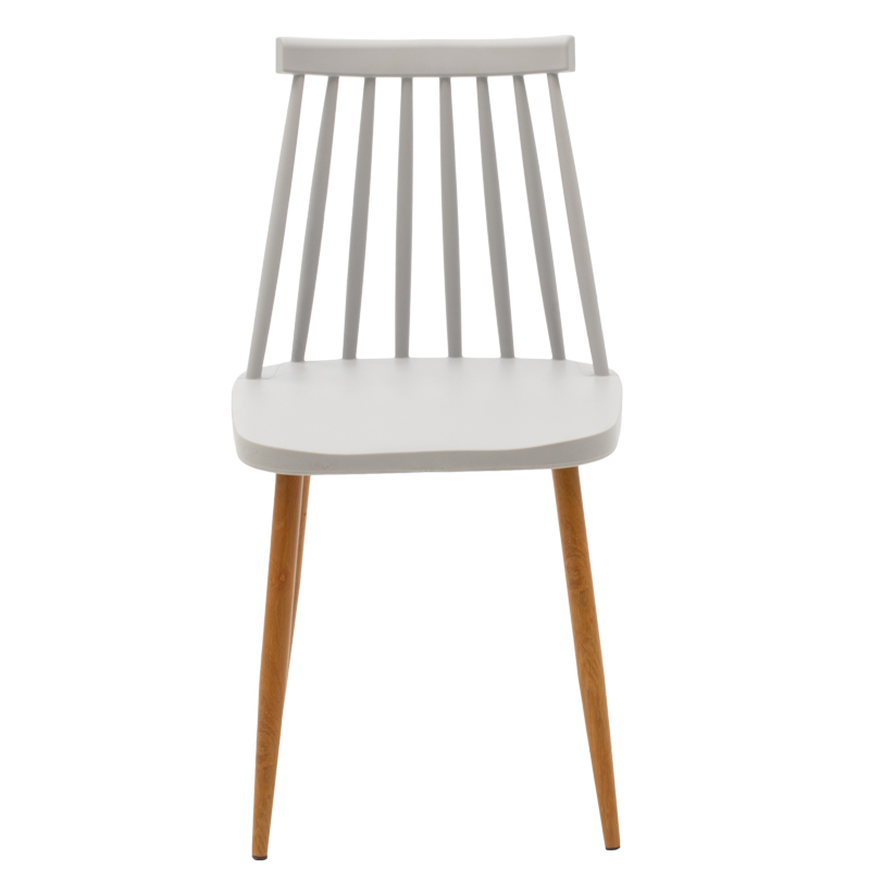 Τραπεζαρία με Καρέκλες Aurora λευκό και Τραπέζι Natali μαύρο 120x80x76εκ Σετ 5τεμ