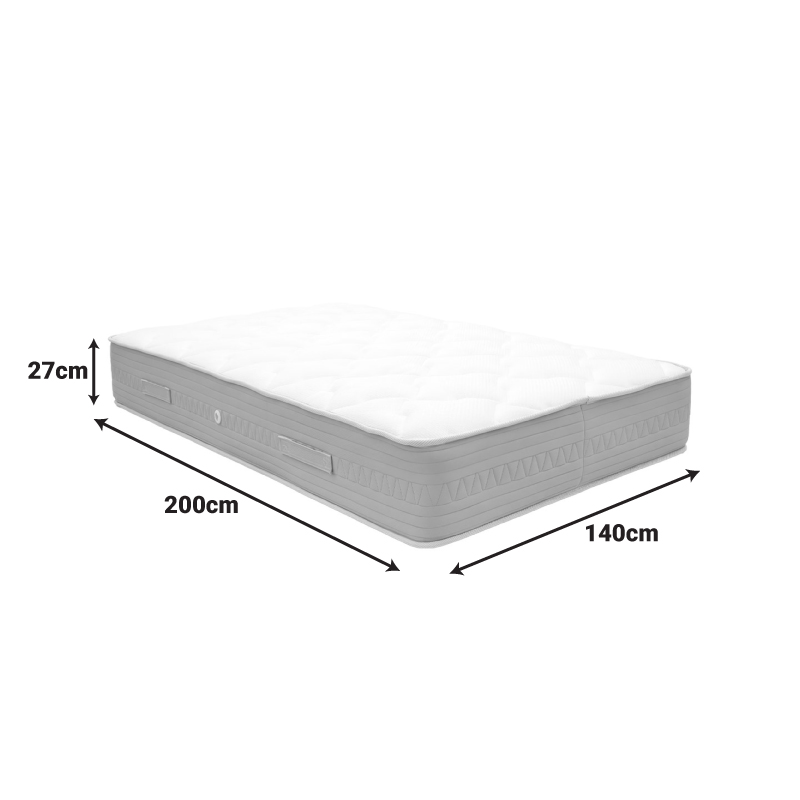 Στρώμα Sleepy pakoworld bonnel spring διπλής όψης 27cm 140x200εκ
