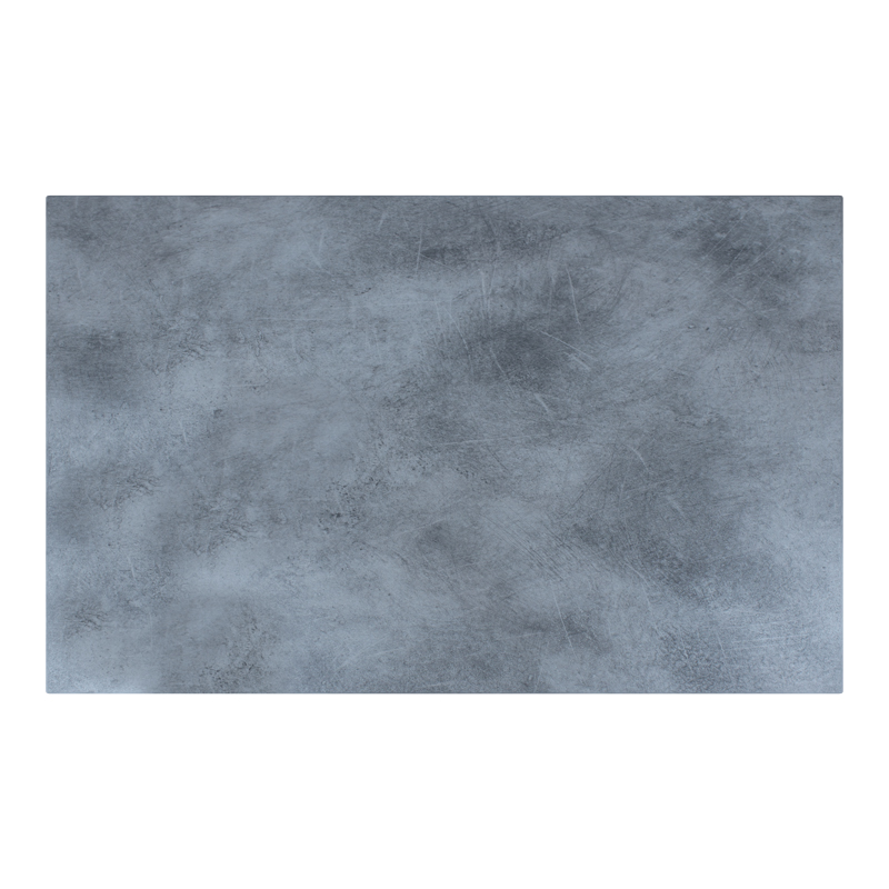 Επιφάνεια τραπεζιού Inspire pakoworld Werzalit γκρι cement 120x80εκ πάχους 35mm