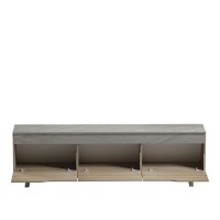 Έπιπλο τηλεόρασης Kasandra pakoworld μπεζ μαρμάρου-sonoma 180x35x48.5εκ