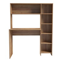 Γραφείο με βιβλιοθήκη Janson pakoworld oak 113.2x40x141.8εκ