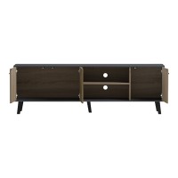 Έπιπλο τηλεόρασης Tuscany pakoworld sonoma-ανθρακί 180x41x51εκ