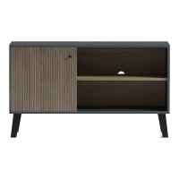 Έπιπλο τηλεόρασης Tuscany pakoworld sonoma-ανθρακί 100x40x51εκ