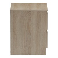 Κομοδίνο Verena pakoworld sonoma-ανθρακί 40x40x50εκ