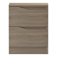 Κομοδίνο Verena pakoworld sonoma 40x40x50εκ