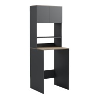 Έπιπλο πλυντηρίου Chaxe pakoworld ανθρακί-sonoma 65x32.5x183.6εκ