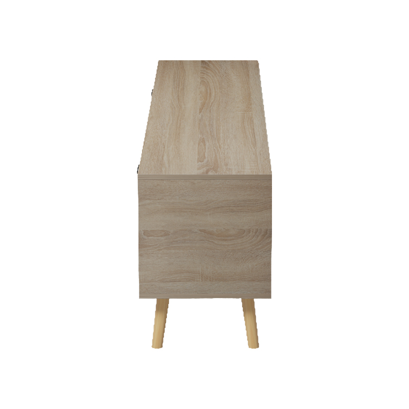 Έπιπλο τηλεόρασης Gorna pakoworld sonoma-ανθρακί 180x35x48.6εκ