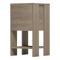 Κομοδίνο Reppo pakoworld sonoma 30x30x55εκ