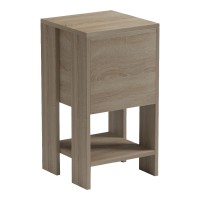 Κομοδίνο Reppo pakoworld sonoma 30x30x55εκ