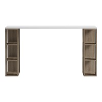 Γραφείο εργασίας Praga pakoworld sonoma-λευκό 140x60x75εκ