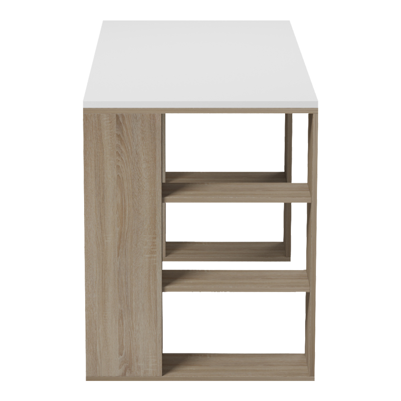 Γραφείο εργασίας Praga pakoworld sonoma-λευκό 140x60x75εκ