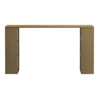 Γραφείο εργασίας Praga pakoworld σε ανοιχτό καρυδί 140x60x75εκ