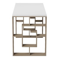 Γραφείο εργασίας Lovet pakoworld sonoma-λευκό 140x60x72εκ