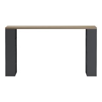 Γραφείο εργασίας Lovet pakoworld ανθρακί-sonoma 140x60x72εκ