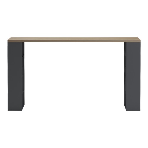 Γραφείο εργασίας Lovet pakoworld ανθρακί-sonoma 140x60x72εκ