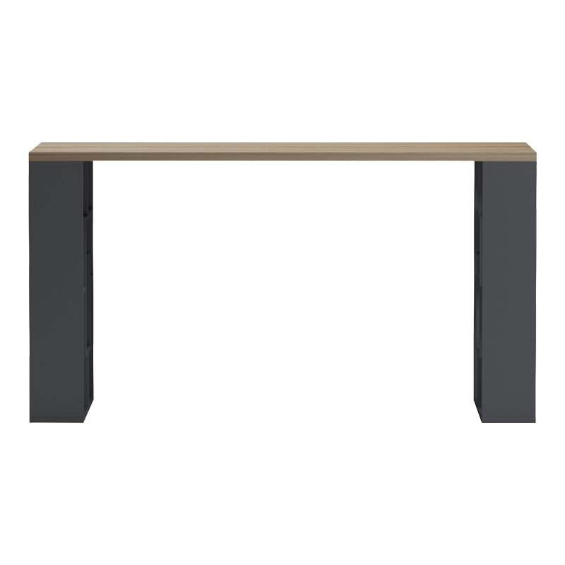 Γραφείο εργασίας Lovet pakoworld ανθρακί-sonoma 140x60x72εκ