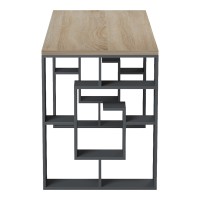 Γραφείο εργασίας Lovet pakoworld ανθρακί-sonoma 140x60x72εκ
