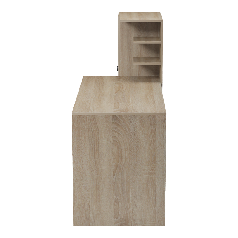 Γραφείο εργασίας με βιβλιοθήκη Felanbo pakoworld sonoma 160x60x125εκ