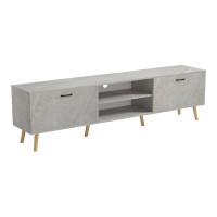 Έπιπλο τηλεόρασης Gorna pakoworld μπεζ εφέ μαρμάρου 180x35x48.6εκ