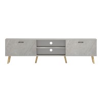 Έπιπλο τηλεόρασης Gorna pakoworld μπεζ εφέ μαρμάρου 180x35x48.6εκ