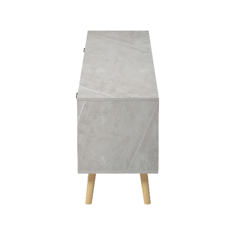 Έπιπλο τηλεόρασης Gorna pakoworld μπεζ εφέ μαρμάρου 180x35x48.6εκ