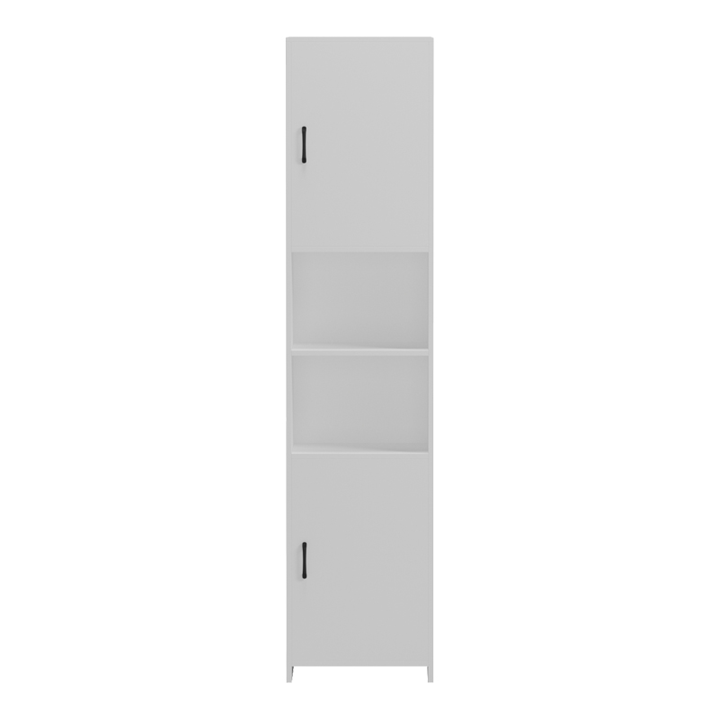 Ντουλάπι-στήλη Perlina pakoworld λευκό 40x32x175εκ