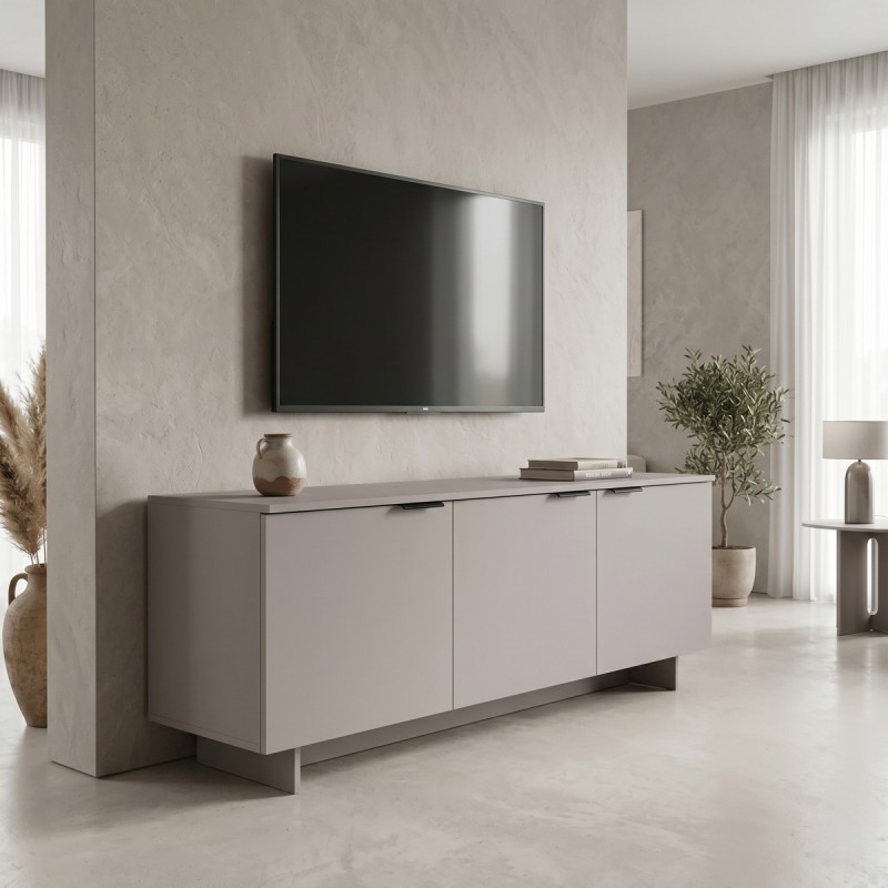 Έπιπλο τηλεόρασης Beldon pakoworld taupe 150x42x55εκ