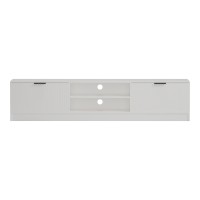 Έπιπλο τηλεόρασης Lemardo pakoworld λευκό 180x40x40εκ