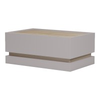 Τραπέζι σαλονιού Wendo pakoworld γκρι-sonoma 97x60x40εκ