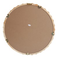 Καθρέπτης Specio pakoworld ξύλο σε φυσική απόχρωση Φ60x4.5εκ