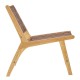 Καρέκλα Cypress pakoworld pu φυσικό