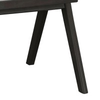 Σετ-2Τεμ.Πολυθρόνα Winslow pakoworld ξύλο rubberwood μαύρο-pvc rattan φυσικό-ύφασμα γκρι