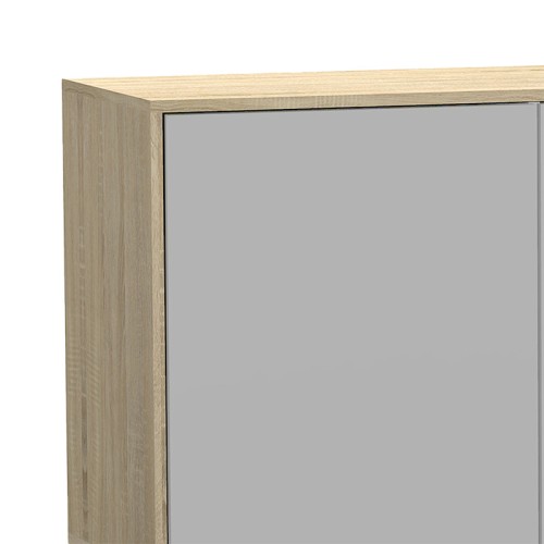 Μπουφές Billie pakoworld sonoma-γκρι 149x40x77εκ
