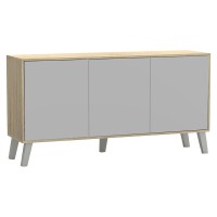 Μπουφές Billie pakoworld sonoma-γκρι 149x40x77εκ