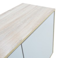 Μπουφές Billie pakoworld sonoma-γκρι 149x40x77εκ