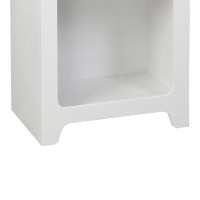 Βιβλιοθήκη Emersi pakoworld mdf σε λευκή απόχρωση 48x35x180εκ