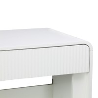 Κονσόλα Zeplen pakoworld λευκό mdf 110x38x75εκ