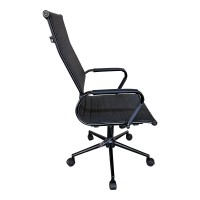 Καρέκλα γραφείου διευθυντή Valter pakoworld pu μαύρο 55.5x58x108εκ
