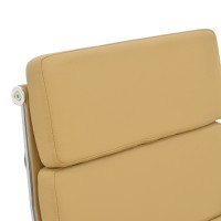 Καρέκλα γραφείου διευθυντή Tokyo pakoworld μπεζ pu 55.5x52x108εκ