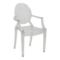Σετ-4Τεμ.Πολυθρόνα Narova pakoworld PC διάφανο 43x48x92εκ