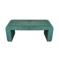 Σκαμπό Gagga Inart βελούδο σε πράσινη απόχρωση 110x40x45εκ