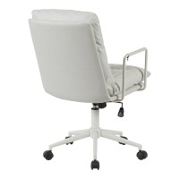 Καρέκλα γραφείου διευθυντη Kreno pakoworld PES γκρι 56x67x89-97εκ