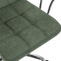 Καρέκλα γραφείου Buleco pakoworld λαδί ύφασμα 56x46x74-86εκ