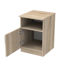 Κομοδίνο Galdi pakoworld σε sonoma απόχρωση 40x45x60εκ