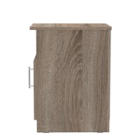 Κομοδίνο Galdi pakoworld σε sonoma truffle απόχρωση 40x45x60εκ